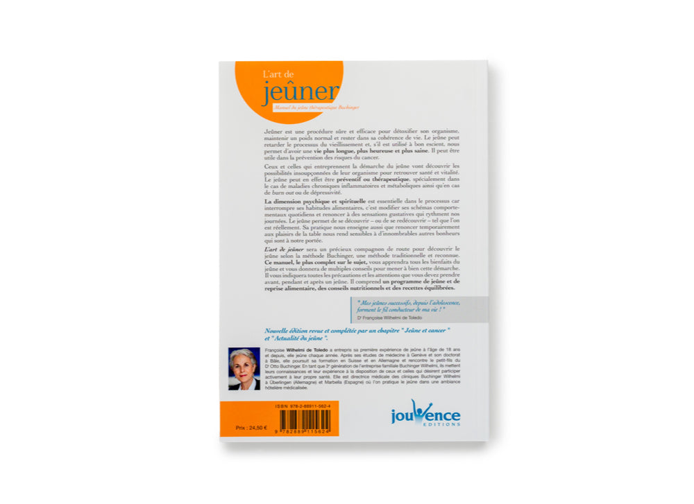 L'art de jeûner : Manuel du jeûne thérapeutique Buchinger - Françoise Wilhelmi de Toledo