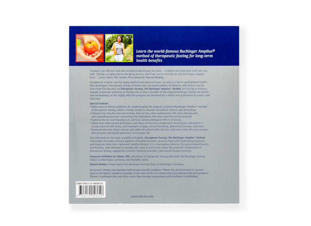 Therapeutic Fasting: The Buchinger Amplius® Method - Françoise Wilhelmi de Toledo